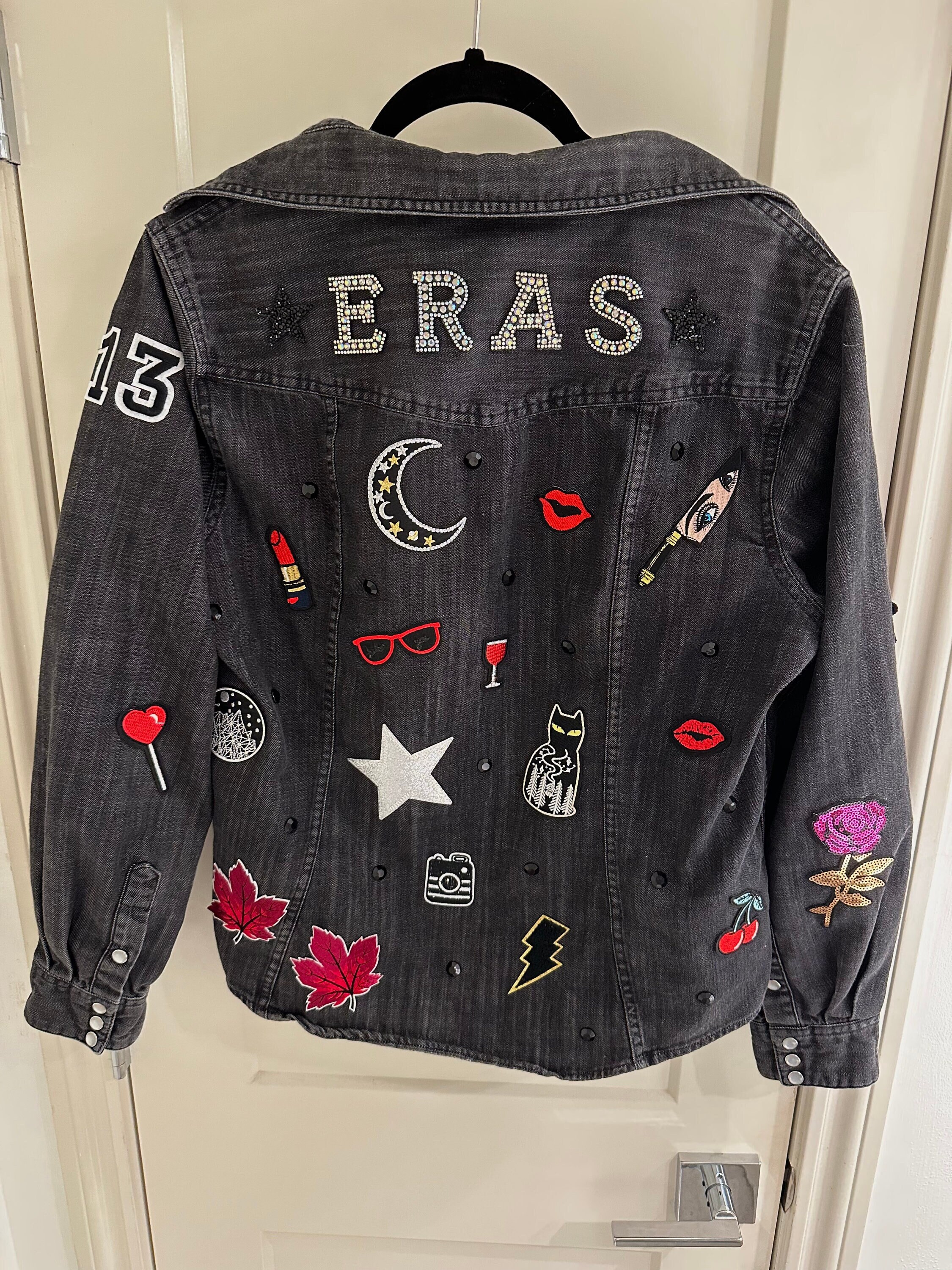 Finished my Eras Tour denim jacket and couldn't be more excited to wea