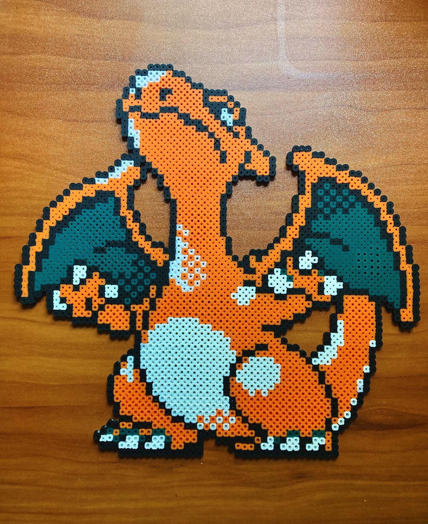 Charizard Perler Bead Sprite Pokemon