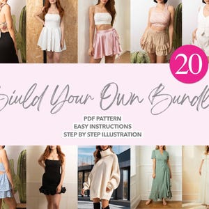 Build Your Own Bundle! Women Sewing Pattern Kids Sewing Patterns PDF Sewing Pattern Custom Sewing Pattern Bundle PDF Sewing Bundle Custom