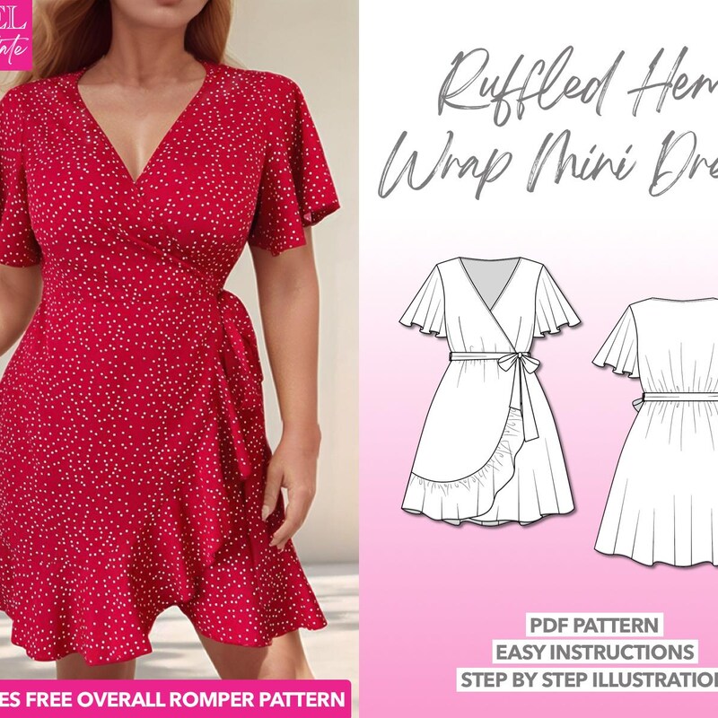 Ruffle Dress - Etsy