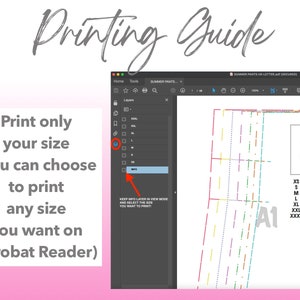 Patterns For Less printing guide.