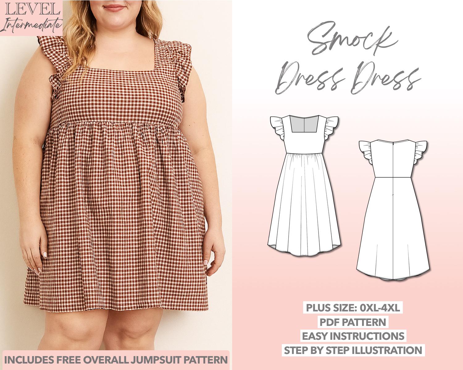 Smock Dress Pattern - Etsy Canada