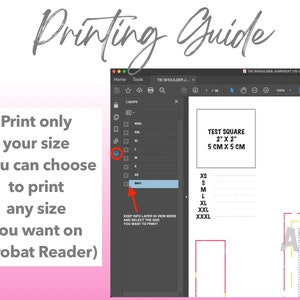 Patterns For Less printing guide.