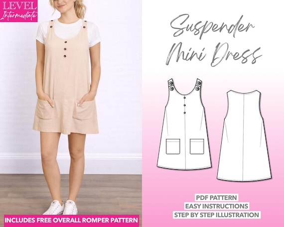 white christmas dresses Ultimate Shift Dress Add-On Pack - PDF Sewing Pattern main image 0