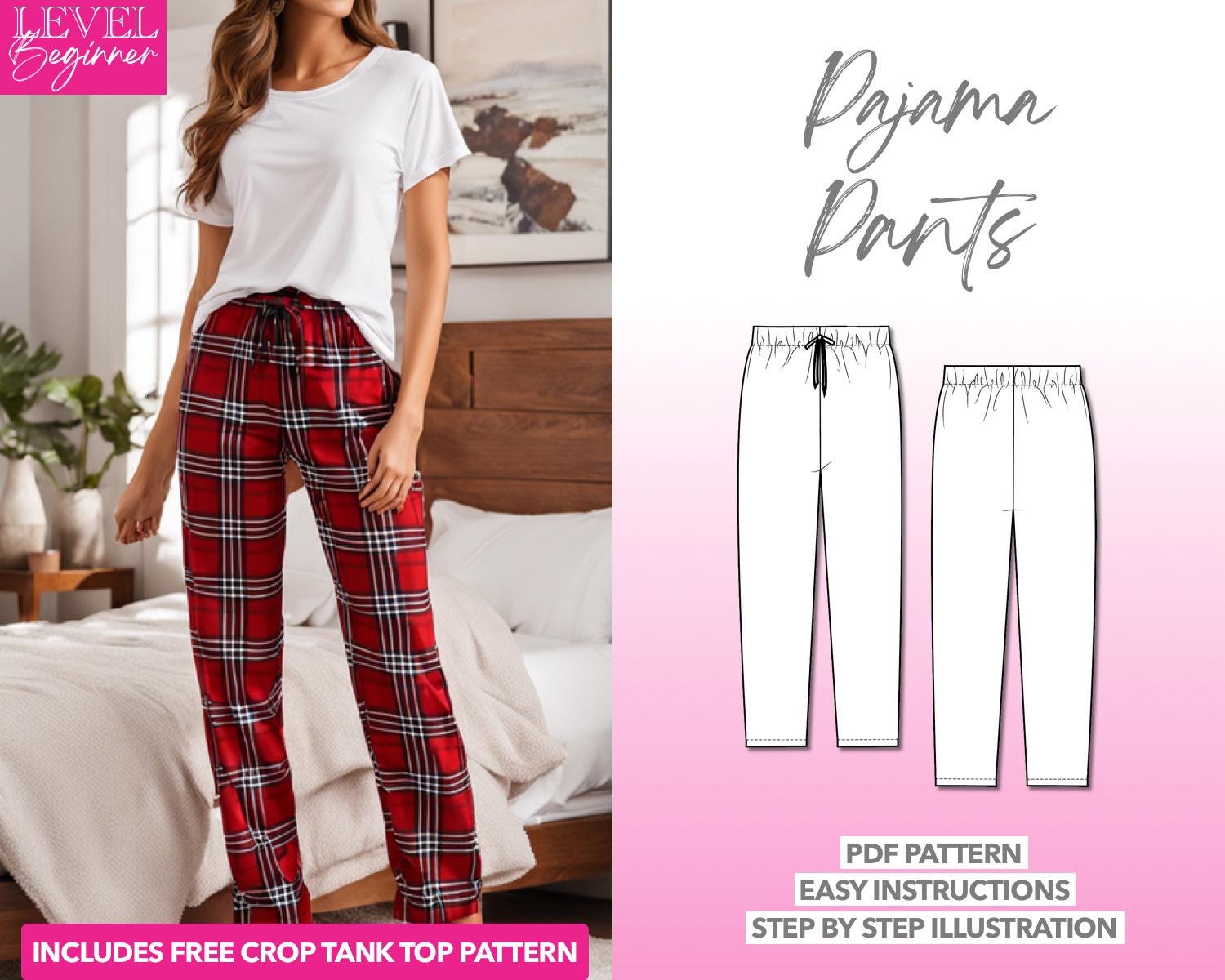 Women Pajama Bottoms Etsy Canada