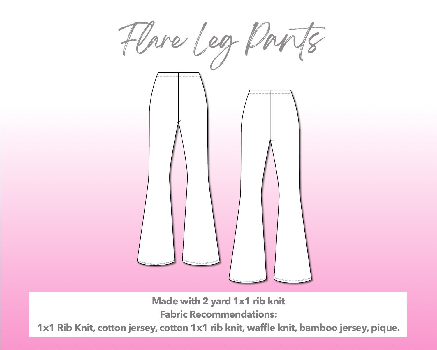 Leggings Sewing Pattern – Patterns For Less