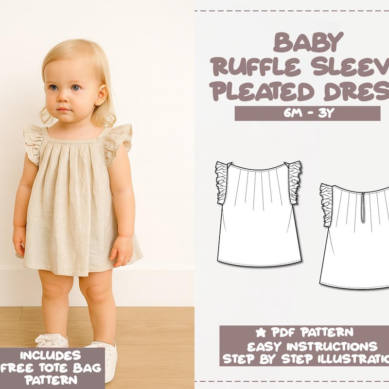 Ruffle Baby Dress - Etsy