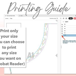Plus Size Mens Bomber Jacket sewing pattern printing guide.