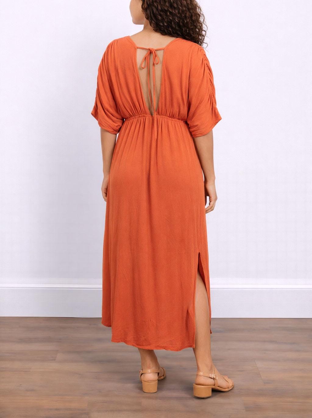 Kimono Sleeve Maxi Dress Sewing Pattern: Easy Tie-back Design (PDF Pattern  XS-XXXL) - Etsy