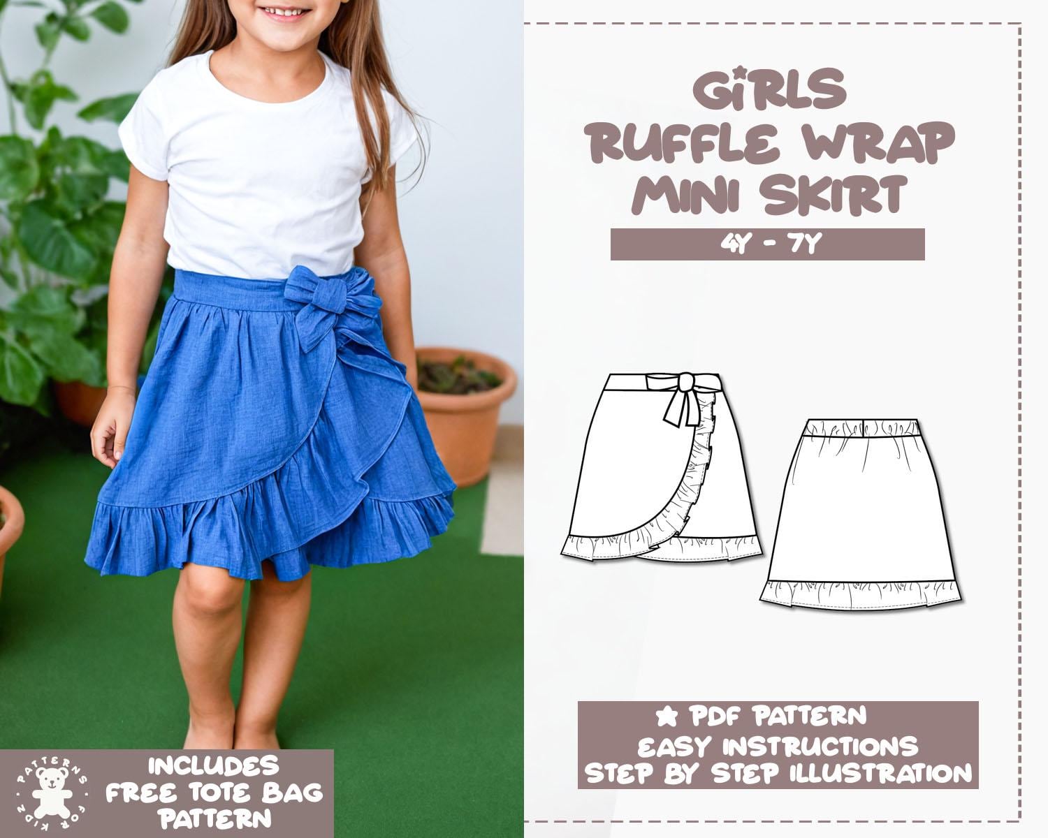 スカート papier Enfant wrapped skirt / White Wrap skirt - White - Kids | H&M US