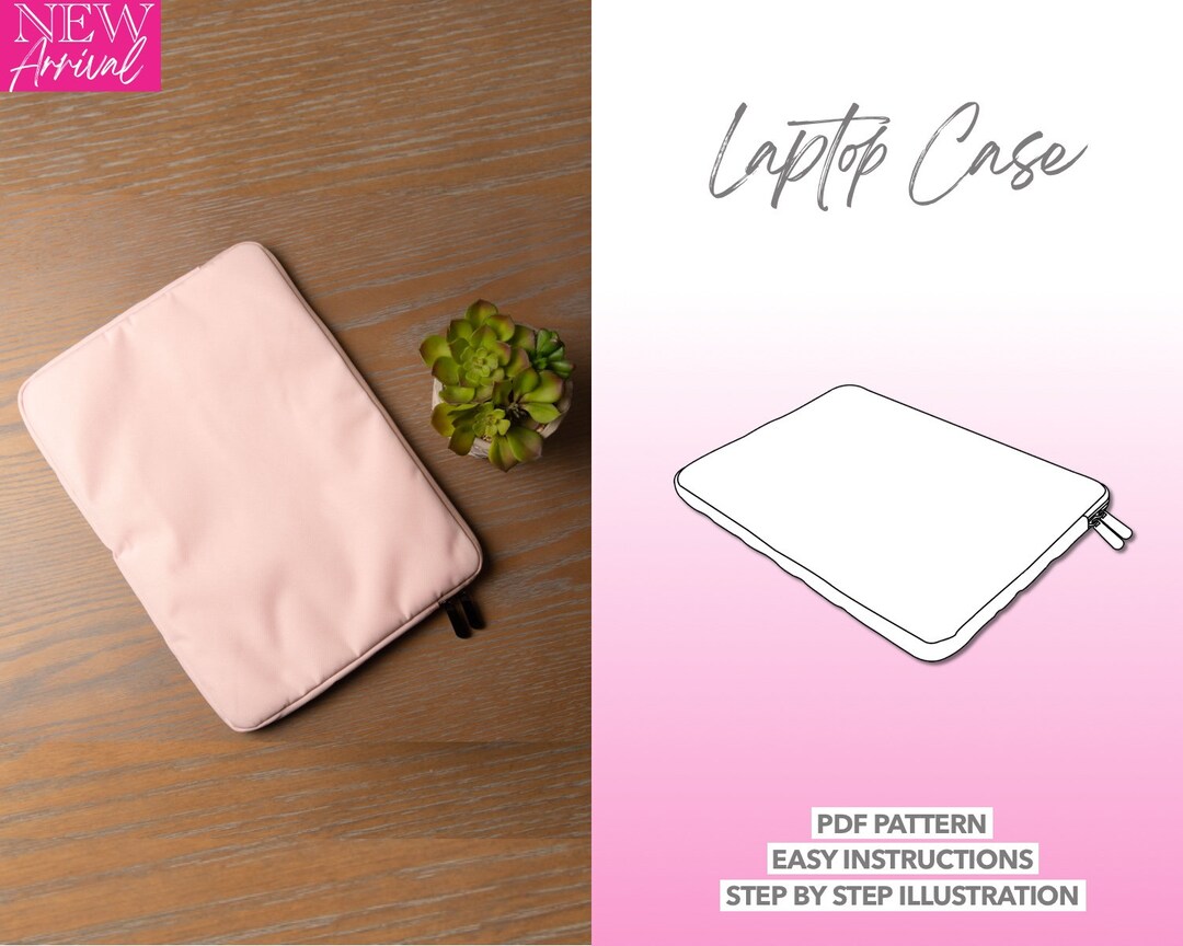 Bag Sewing Pattern Laptop Bag PDF Pattern 14 Laptop Case Sewing Pattern