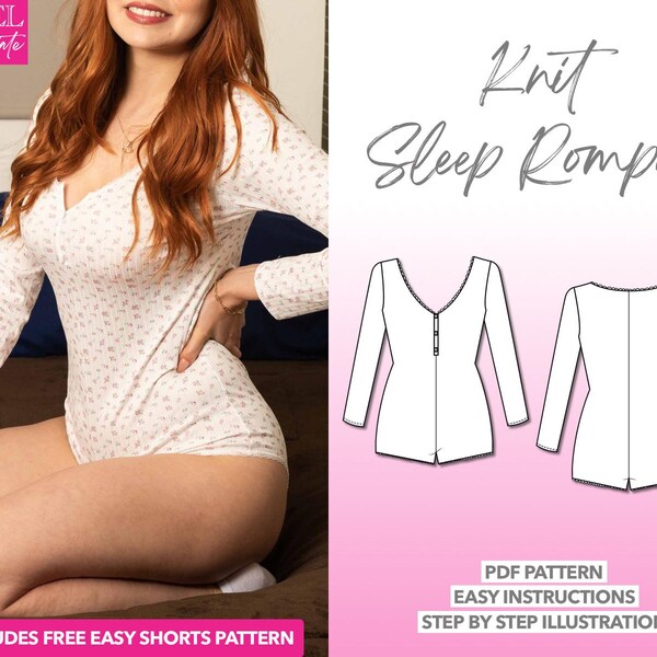 Romper Sewing Pattern Women Etsy