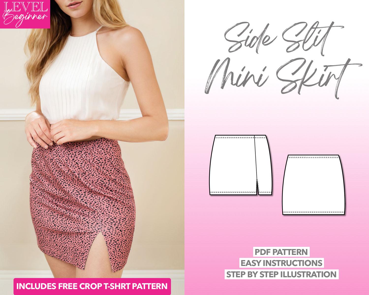 Maxi Skirt Ruched Mini Skirt Ruched Skirt Sewing Pattern Wrap