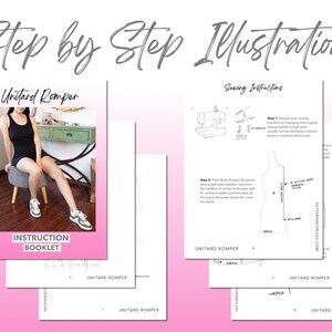 Romper Sewing Pattern Unitard Romper Pattern Stretchy Short Unitard ...