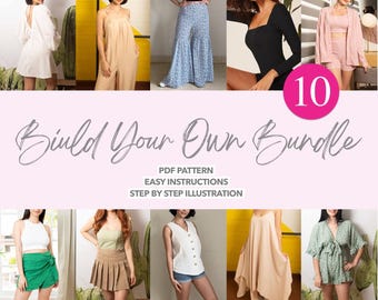 Build Your Own Bundle! Sewing Pattern Womens Sewing Pattern Kids Sewing Pattern PDF Sewing Bundle Custom Sewing Pattern Bundle PDF Patterns