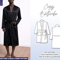The Carnegie Robe PDF Sewing Pattern Set - Etsy