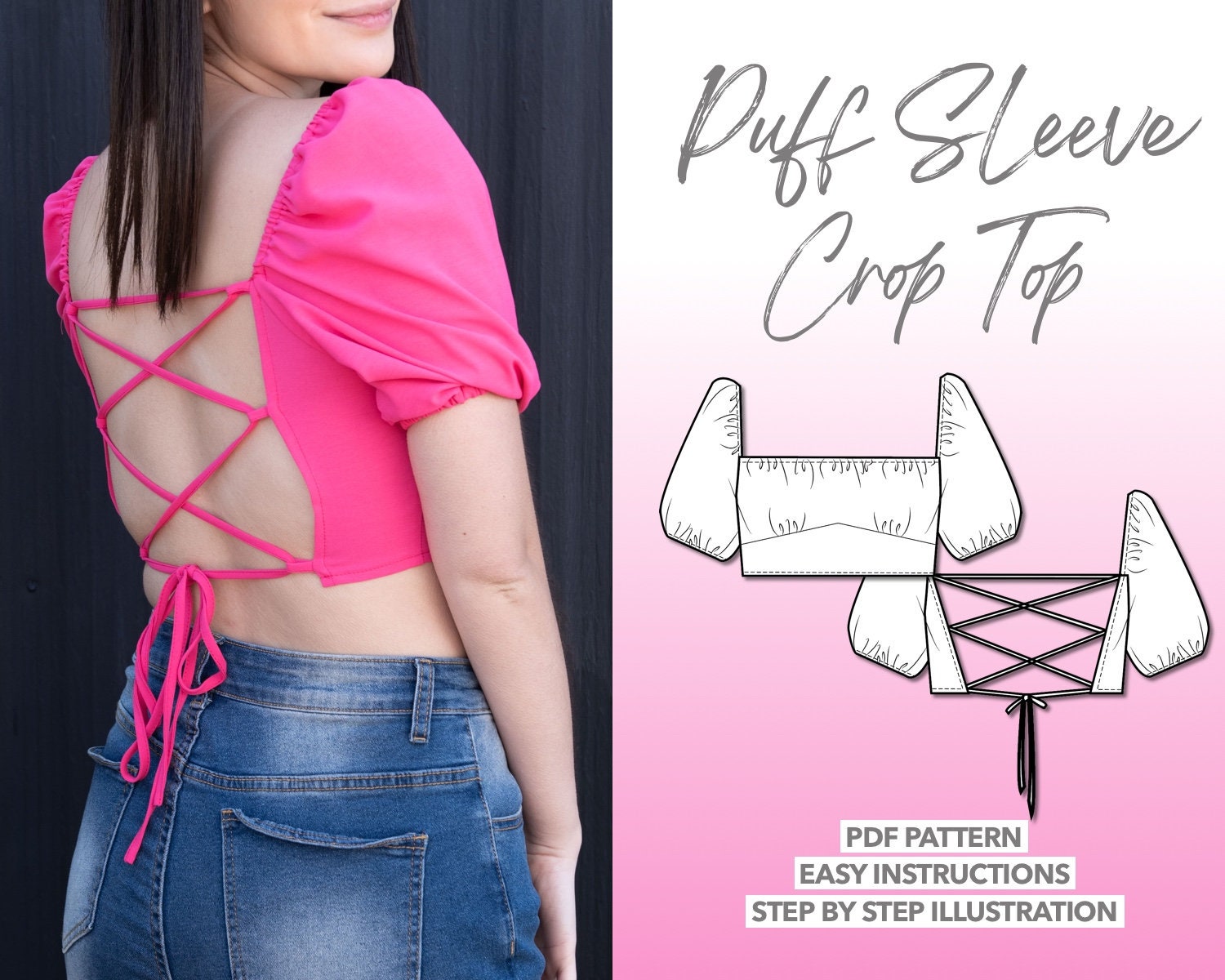 crop top puff