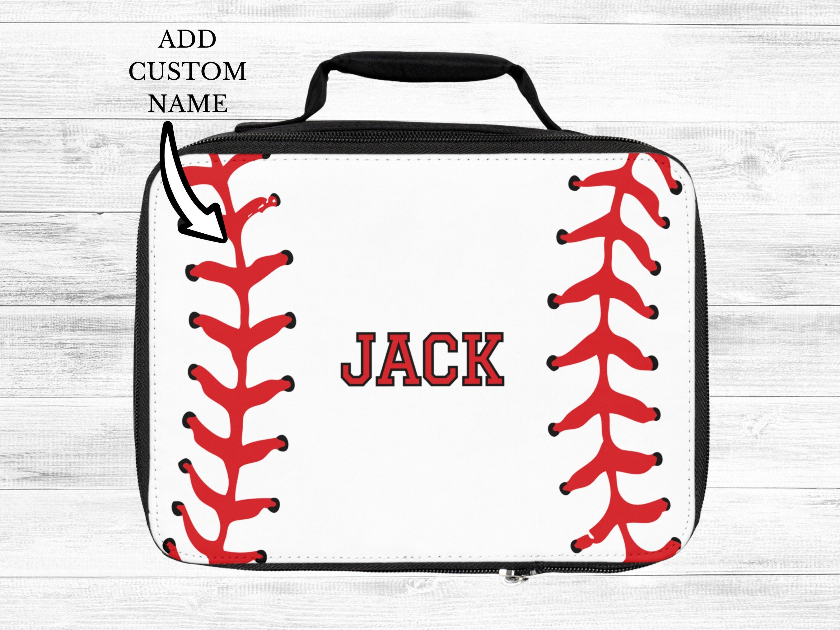 Insulated Lunch Bag w/ Strap and Name Tag