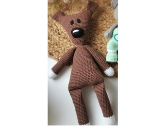 Crochet Teddy bear | Personalized Teddy bear toy | Cotton knitted toy | Teddy bear gift toy | Teddy knitted bear toy