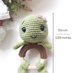 Crochet turtle rattle pattern | Make your own baby rattle | Easy crochet pattern | Crochet turtle | Amigurumi baby rattle pattern