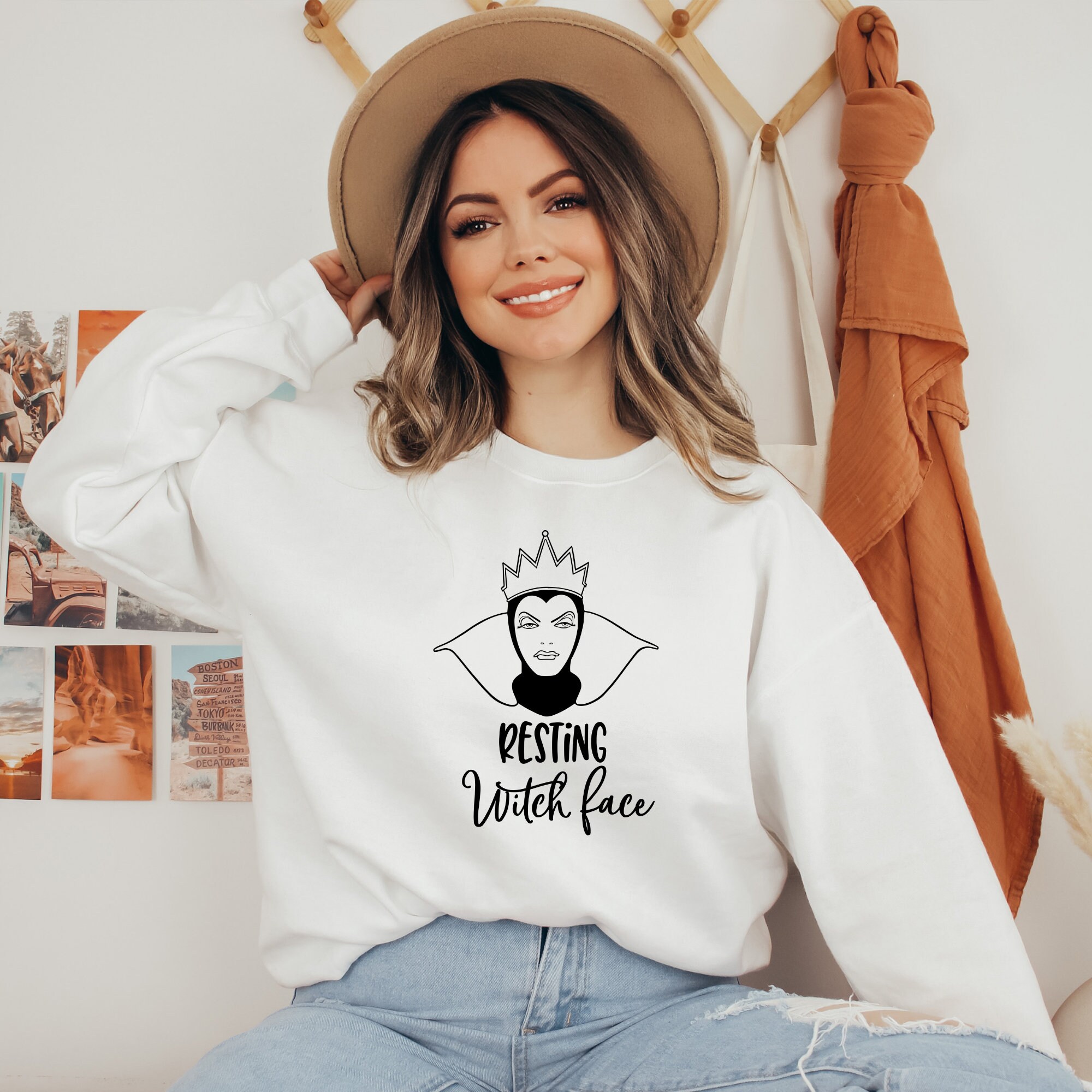 Restin Witch Face Svg Villains Svg Pdf Jpg Png Ai - Etsy Canada