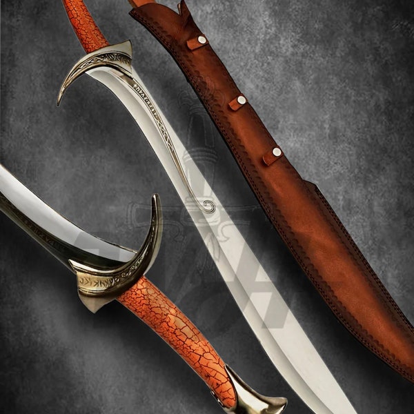 The Hobbit Orcrist Handmade Replica Sword OF THORIN OAKENSHIELD gift for groomsman Gift for Him Best Birthday & Anniversary Gift