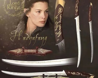Lords of the Ring Hadhafang Replica Sword OF Arwen Evenstar Groomsmen gift