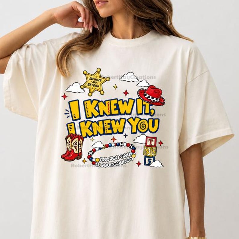 Lo sabía, te conocía PNG, diseño inspirado en juguetes del oeste, cita de película de vaqueros PNG, diseño de camiseta de dibujos animados retro, descarga digital imagen 1