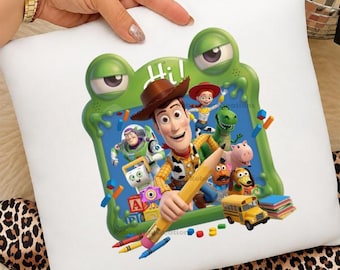 Toy Story Regreso a Clases PNG, Paquete de Imágenes Clipart Amigos de la Escuela, Sublimación Profesor Estudiante, Descarga Digital