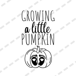 Coltivare una piccola zucca - SVG, Png, Eps, Dxf, Pdf, File di taglio digitale, Cricut Maker, Silhouette Cameo 4
