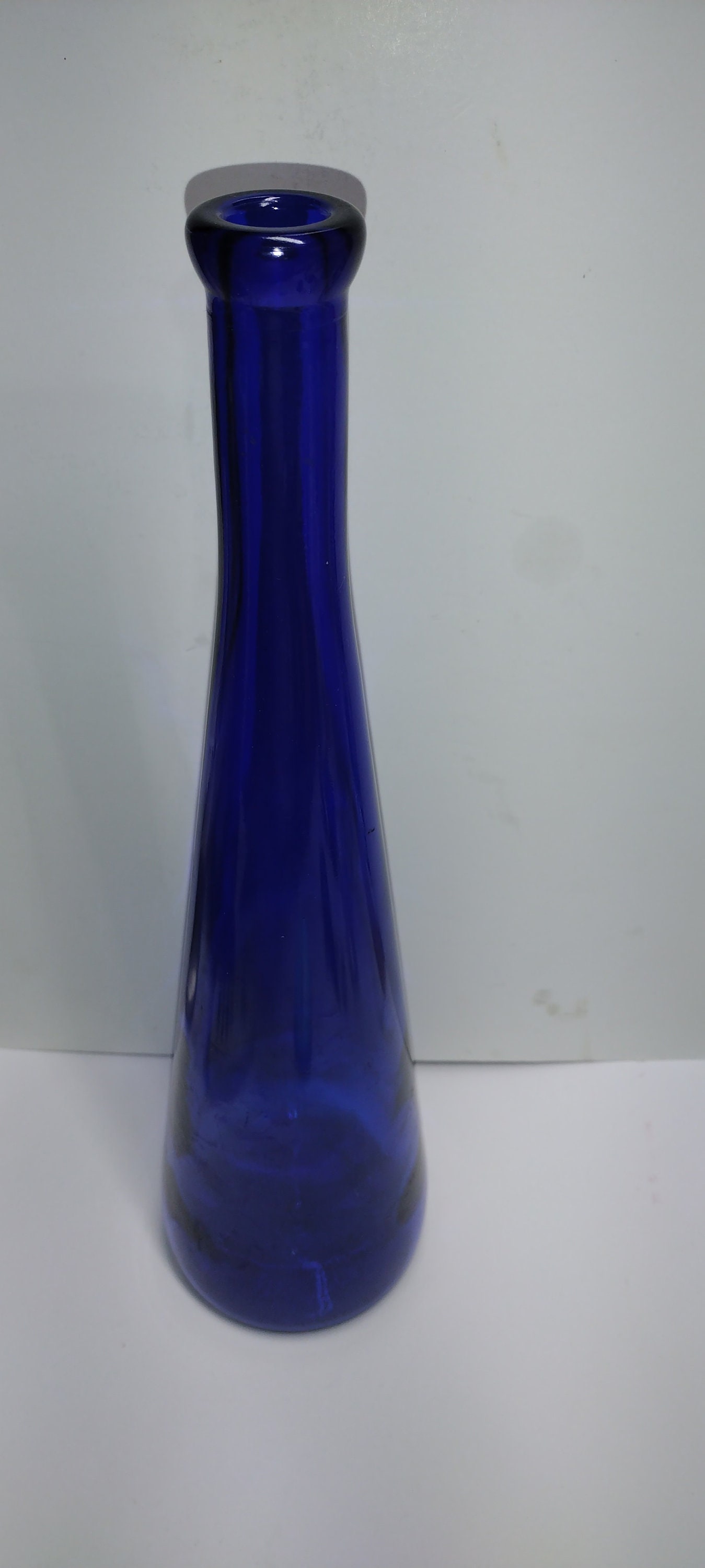 Vintage Tall Italian Cobalt Blue Glass Wine Bottle 13.75tall Etsy