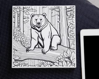 Digital Download | Woodland Creatures Coloring Pages  | 30 Pages