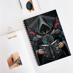 Arcane Tome D&D Notebook | Dungeon Master Notes | Spell Book Journal | Spiral Notebook - Ruled Line