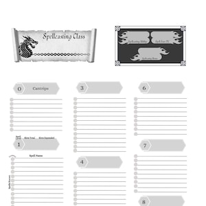 Dungeons and Dragons Character Sheet Bundle - Printable PDF - Printable ...