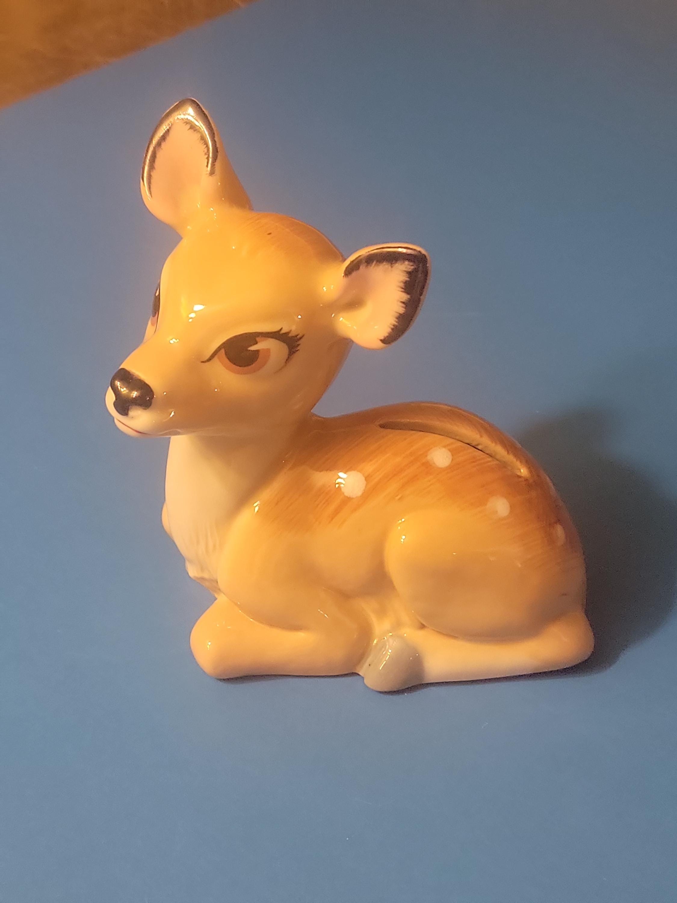 Vintage Bambi Bank - Etsy