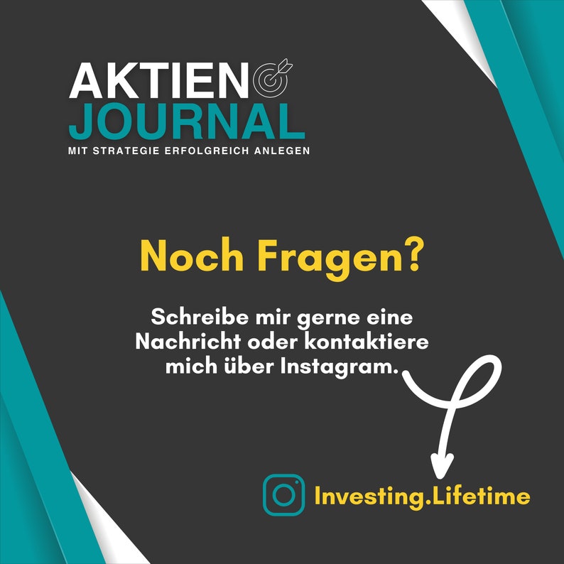 Das Aktienjournal: Finanzielle Ziele setzen, kluge Strategien entwickeln, Risiken managen und erfolgreich investieren. Börse / Aktien Bild 10