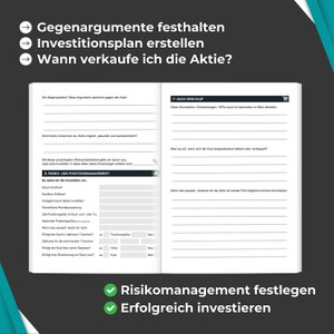 Das Aktienjournal: Finanzielle Ziele setzen, kluge Strategien entwickeln, Risiken managen und erfolgreich investieren. Börse / Aktien Bild 8