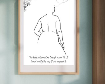 Ama il tuo corpo: arte murale ispiratrice sulla positività del corpo