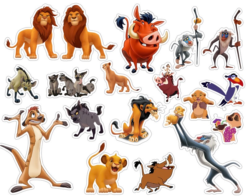 Instant Download Lion King Cake Topper Lion King Party - Etsy Australia