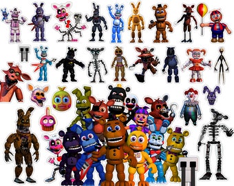 Five Nights at Freddy's Stickers FNAF Original Artwork Cute FNAF