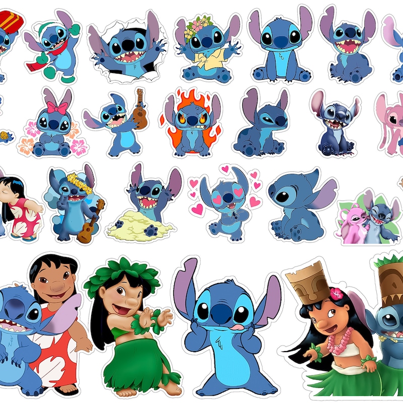 Lilo and Stitch Cake Topper Printable - Etsy