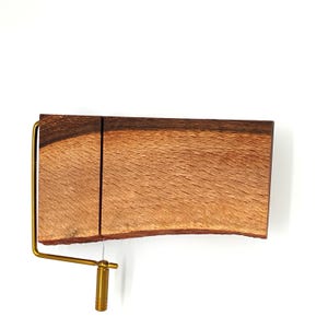 Live Edge Cheese Slicer: Rustic Charcuterie Board Accessory