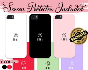 Custom Phone Case, Name Phone Covers,  Initial Trendy iPhone Case, Personalized iPhone Cover 11, 12 Pro Max, 13, 14 Plus