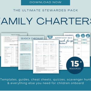 Das ultimative Superyacht Stewardess Kid's charter Ressourcen Paket