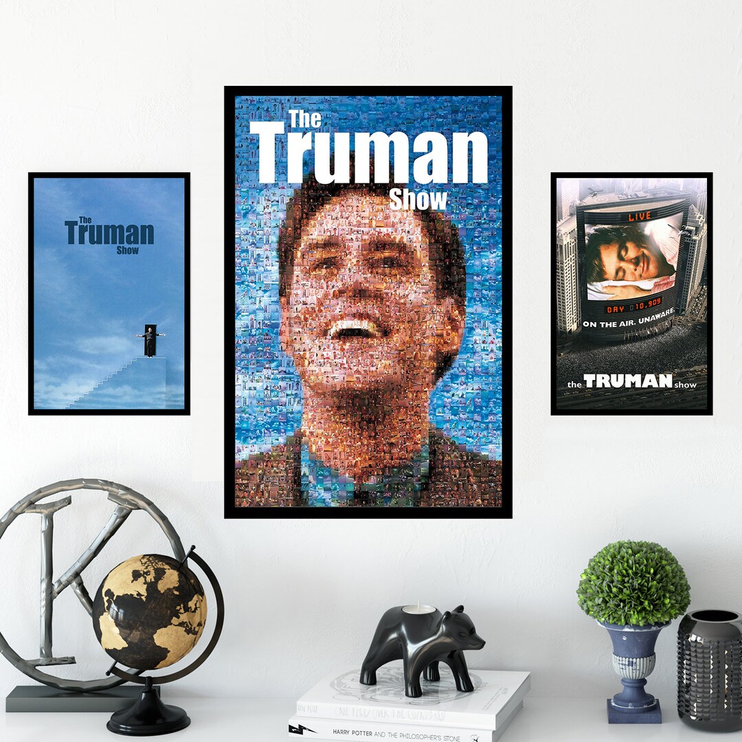 The Truman Show Retro Movie Poster Wall Art Room Decor Etsy