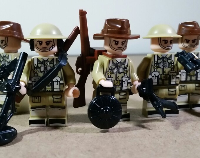 WW2 Custom Building Blocks Royal Australian Engineers RAE Mini Figure ...