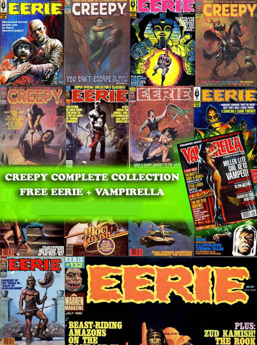 398x Creepy Eerie & Vampirella Digital Comics Horror Etsy