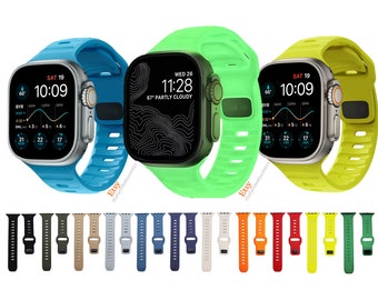 Robustes Apple Uhrenarmband | Sportarmband Apple-Uhr 42/44/45/49mm Ultra 2|Ultra|Serie 9|Serie 8|Serie 7|Serie 1-6