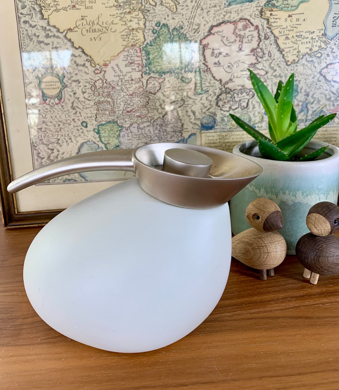 Jensen QUACK Thermos Coffee Jug Pot. Offwhite. Designed by Maria Berntsen. Scandinavian