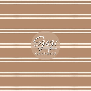 Boho Neutral Stripes Seamless Pattern Simple Striped Geometric Coordinating Repeat File Modern Muted Earth Tones Commercial Use Tan